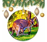 Australia Kangaroo Christmas Xmas Tree Ornament Decoration Wedding Hanging Pendant Decor City Travel Souvenir Collection