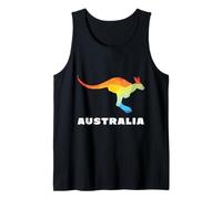 Australia Kangaroo Colorful Geometric Patriotic Expatriate Tank Top