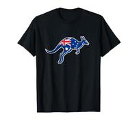 Australia Kangaroo Flag Pride Aussie Land Down Under T-Shirt