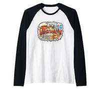 Australia Kangaroo Koala Pointing Meme - Australian Souvenir Raglan Baseball Tee