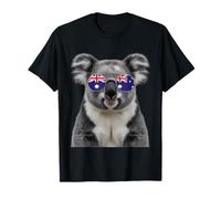 Australia Koala Bear Australian Flag T-Shirt