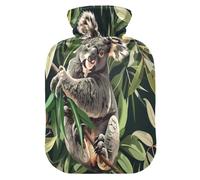 Australia Koala Hot Cold Water Bottle with Fleece Cover PVC Hot Water Bag 2 Liter