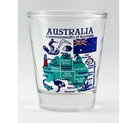 Australia Landmarks and Icons Collage Shot Glass