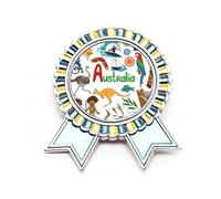 Australia Landscape Animals National Flag Badge Brooch Pin Winner Award Medal