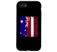 Australia Latvia Half Flag Australian Latvian Heritage Case for iPhone SE (2020) / 7/8