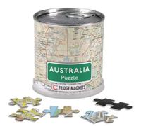 Rome City Jigsaw Puzzle Magnets in Tin - 100-Piece Travel Gift Map