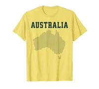 Australia Map Souvenir T-Shirt