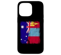 Australia Mongolia Half Flag Australian Mongolian Jersey Case for iPhone 14 Pro Max