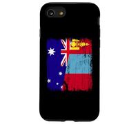 Australia Mongolia Half Flag Australian Mongolian Jersey Case for iPhone SE (2020) / 7 / 8