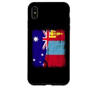 Australia Mongolia Half Flag Australian Mongolian Jersey Case for iPhone XS Max