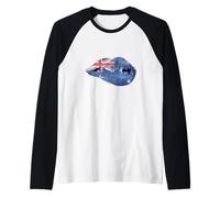 Australia Mouth Raglan Baseball Tee