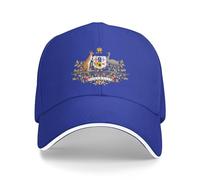 Australia National Emblem Hat Support Australia Coat of Arms Baseball Cap Australian Hat for Women Men, Blue, One size