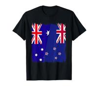Australia New Zealand Half Flag Australian NZ Friendship T-Shirt