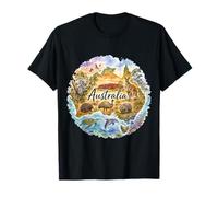 Australia Oceania Koala Dingo Tasmania Emu T-Shirt
