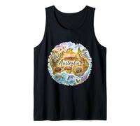 Australia Oceania Koala Dingo Tasmania Emu Tank Top