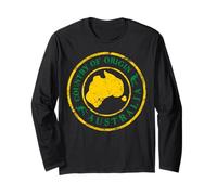 Australia Passport Stamp s Patriotic Oz Traveller Long Sleeve T-Shirt