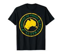 Australia Passport Stamp s Patriotic Oz Traveller T-Shirt