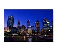 Australia Perth Jigsaw Puzzle for Adults 1000 Piece Wooden Travel Gift Souvenir