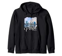 Australia Perth Zip Hoodie