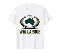 Australia Rugby, Wallaroos Women Wallabies Australian Flag T-Shirt