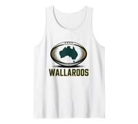 Australia Rugby, Wallaroos Women Wallabies Australian Flag Tank Top