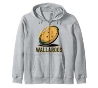 Australia Rugby, Wallaroos Women Wallabies Australian Flag Zip Hoodie
