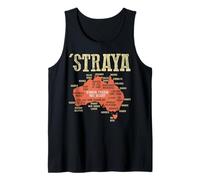 Australia Shirt - Aussie Day Straya Map G'day Mate Outback Tank Top