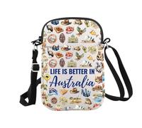 Australia Souvenir Makeup Bag Australia Vacation Gift Australia Trip Gift for Australia Lover (in Australia CR EU)