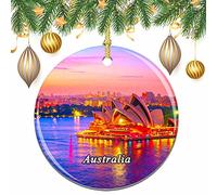 Australia Sydney Opera House Christmas Xmas Tree Ornament Decoration Wedding Hanging Pendant Decor City Travel Souvenir Collection