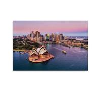 Australia Sydney Opera House Poster Decorative Painting Print Picture Canvas Wall Art Bedroom Office Living Room Decoration 12x18inch(30x45cm)