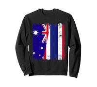 Australia Thailand Half Flag Australian Thai Roots Sweatshirt