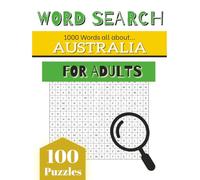 Australia Themed Word Search Book: 1000 Words