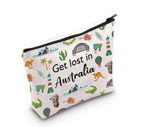 Australia Travel Gift Get Lost in Australia Cosmetic Bag for Australia Traveler Gift Welcome to Australia Gift (Australia Bag)