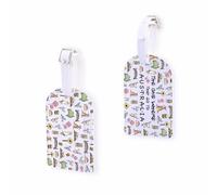 Australia Travel Luggage Tag Australia Landmark Theme Travel Gift Sydney Memento Gift Moving-Welcome Bag Tag (Australia-tagUK)