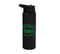 Australia Tshirt Aussi Australian Outback Down Under Sydney Stainless Steel Insulated Water Bottle