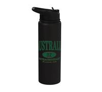 Australia Tshirt Aussi Australian Outback Down Under Sydney Stainless Steel Insulated Water Bottle