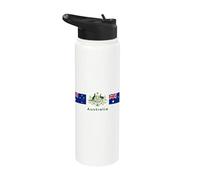 Australia Tshirt Aussi Australian Outback Down Under Sydney Stainless Steel Insulated Water Bottle