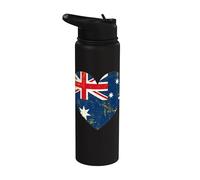 Australia Tshirt Aussi Australian Outback Down Under Sydney Stainless Steel Insulated Water Bottle