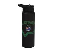 Australia Tshirt Aussi Australian Outback Down Under Sydney Stainless Steel Insulated Water Bottle