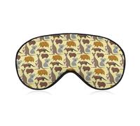 Australia Wild Animals Sleep Eye Mask Sleeping Light Blocking Cover Night Blindfold for Travel Nap