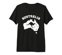 Australia with Kangaroo Premium T-Shirt