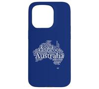 Australia Word Art Australia Case for iPhone 15 Pro