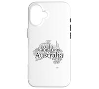 Australia Word Art Australia Case for iPhone 16