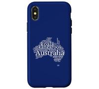 Australia Word Art Australia Case for iPhone X/XS