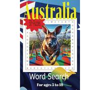Australia Word Search Puzzle Book: Designed to engage young minds, this Word Search book is packed with fun and educational puzzles that spark ... creativity for kids who love solving puzzles!
