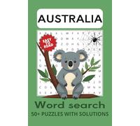 Australia Word Search Puzzle Book: Word Searches with Easy to Read Print about Australia, Australian Countries and More | 6x9 inches, 110 pages | 50+ ... for Vacations, Holidays and Anxiety Relief