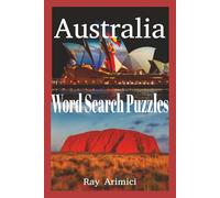 Australia Word Search Puzzles: Australia travel word search puzzle book for adults- Australian landmarks cities wildlife themed word search ... search puzzles for seniors-Relaxing vacati