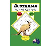 Australia Word Search: Word Searches with Easy to Read Print about Australia, Travel, Holidays and More I 6x9 inches, 110 pages I 50+ Puzzles … Gift for Vacations, Holidays and Free Times