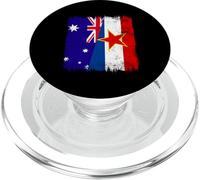 Australia Yugoslavia Half Flag Australia Yugoslavian Jersey PopSockets PopGrip for MagSafe