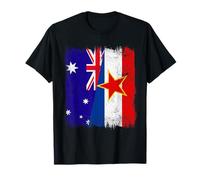 Australia Yugoslavia Half Flag Australia Yugoslavian Jersey T-Shirt